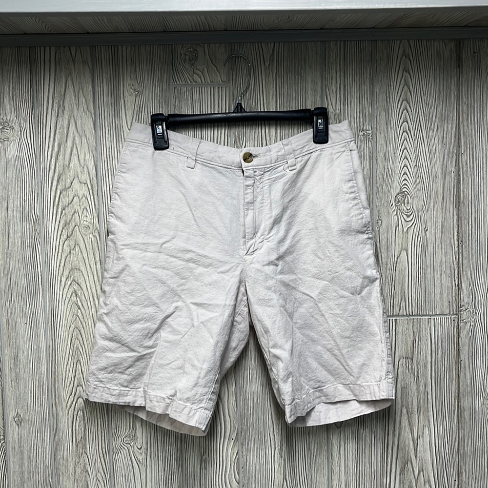 Men’s banana republic linen shorts